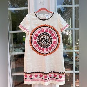 Kate Spade Linen Embroidered Tunic Dress